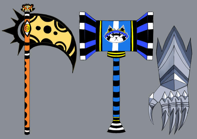 The Sun Cheetah Weapon Designs