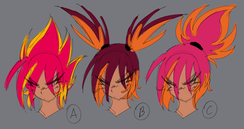 Levra Hairstyle Concepts with Colors