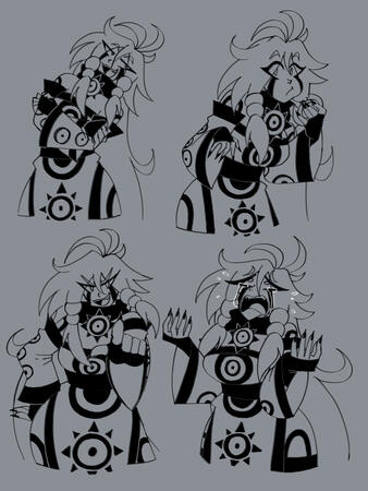 Toria Waist Up Expressions