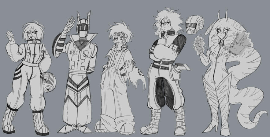Stranded 5 Character Designs